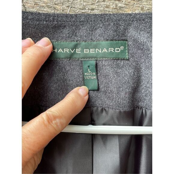 Harve’ Bernard dark grey size L swing coat. 3/4 length sleeves . Lined - Picture 3 of 4